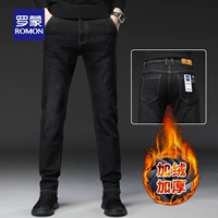 91 Джинсовая черная r [плюс бархат толстый]