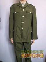 Stock 87 summer wear suit green confirmed good old-style summer dress with long sleeve veteran summer wear