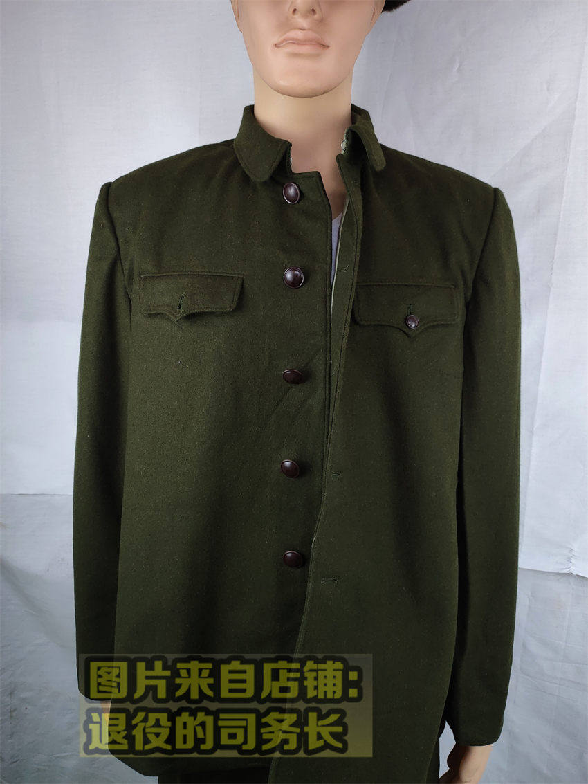 Stock Zhengzong old fashioned 65 What to do in winter clothes 65 wool The subsuit nostalgia for the old collection of green old son-Taobao