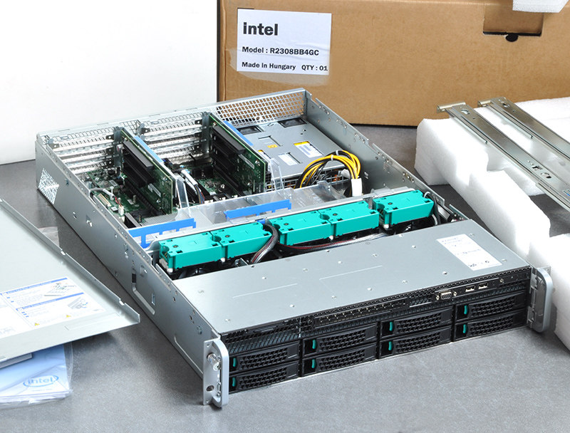 Intel 8 16 24 pan 2U server two-way E5 (dual GPU redundant power supply) R2216BB4GC