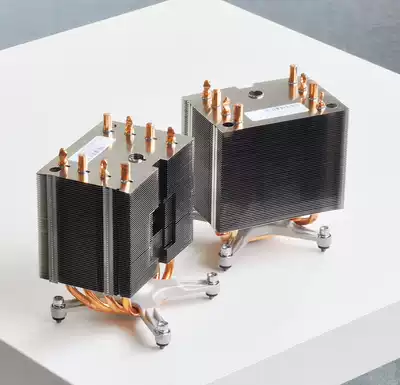 Brand new original INTEL 2011 square base 3U 4U heat pipe radiator