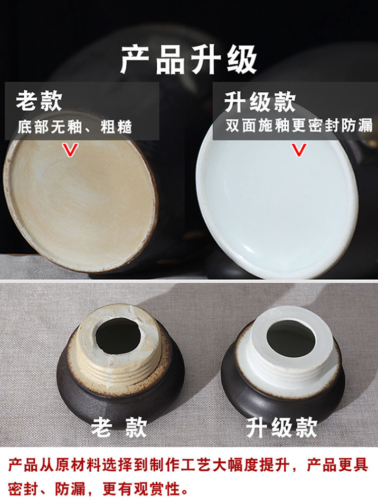Jingdezhen ceramic jars home wine jar sealing 10 jins 20 jins 50 kg hip altar wine bottle of liquor