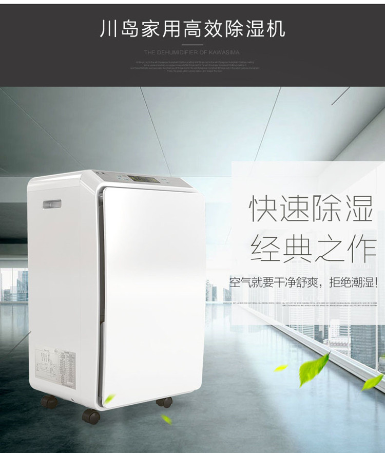 Осушитель воздуха 川岛家用除湿机cf-58b商用抽湿器卫生间吸湿去湿机办公室干燥机 Kawasima