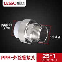 Белый PPR25*1 Внешний соединительное соединение