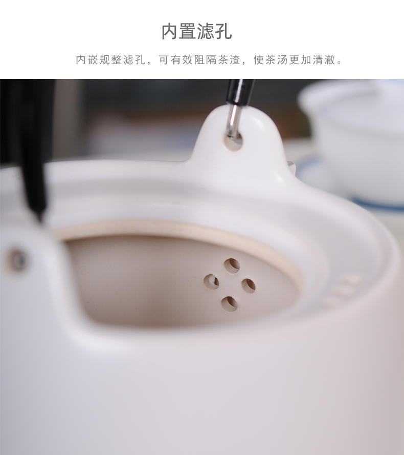 Boiling electric TaoLu boiled tea, the teapot tea stove ceramic girder pot Japanese electric tea stove specialized household small white