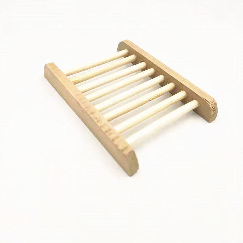 Creative wooden soap tray soap box handmade soap rack solid wood bathroom toilet drain soap rack