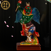 Lei Zhenzi statue Household worship living room Feng shui Taoist resin painted decoration to protect peace Thor Lei Gong Buddha statue