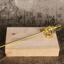 The equipment accessories props Guan Gong knife Yan Yueknife land dragon head crutches land Tibetan King Zen stick Taoist religious ornaments