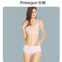 3 three-gun panties Womens briefs Modal incognito panties white summer panties 4