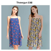 2 three guns womens night dresses spring and summer new fashion suspender skirts womens thin pajamas night dresses comfortable home clothes