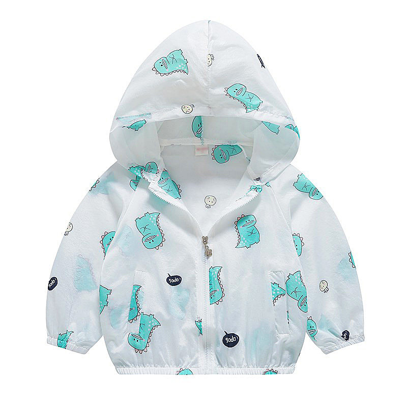 Summer thin baby sunscreen clothing ultra-thin breathable cotton 1-year-old boy baby sunscreen clothing children's summer air conditioning shirt 2