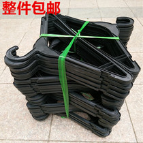 Black White Improvised Full Plastic Hanger Dry Cleaning Shop Disposable Clothes Brace Clothing Factory Clothes Hang the whole