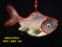 Herhe Clan Fish Leather Small Wallet Zero Money Coin Bag Fish Leather Peinture Handicrafts Hacie Fish Leather material