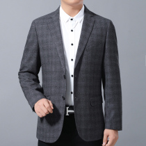 New mens suit jacket casual one-piece suit slim sweater top thick size free spring and autumn C version