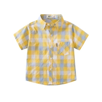 Желтый и белый короткий рукав