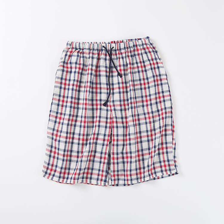 Mùa hè nam kích thước lớn phần mỏng cotton nhà quần short đôi cotton ngắn quần pyjama boxer năm điểm nhà quần short quần đôi nam nữ