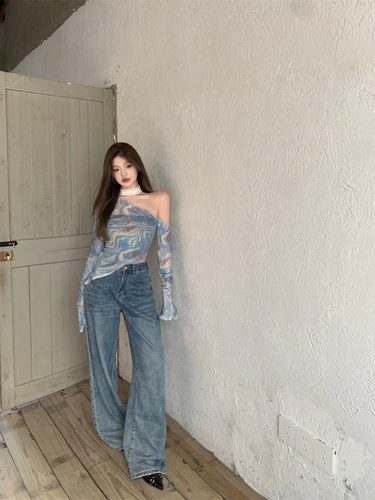 Ретро осенний приталенный лонгслив, в американском стиле, защита от солнца