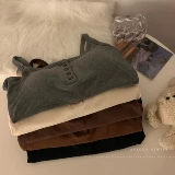 Короткий топ с чашечками, майка топ без рукавов, в американском стиле