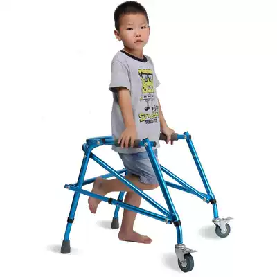 Children's Walker partial paralysis lower limb training cerebral palsy auxiliary Walker standing frame wheeled walker trolley
