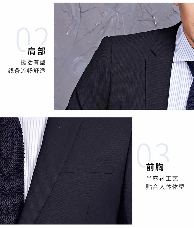 Bộ đồ vest nam thanh niên phiên bản Hàn Quốc của bộ đồ mỏng Anh chuyên mặc trang phục chú rể