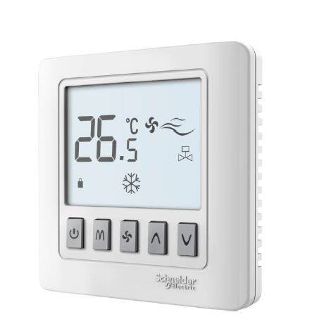 Schneider Air conditioning Floor heating thermostat Thermostat panel Air conditioning switch TC500-4T-WH