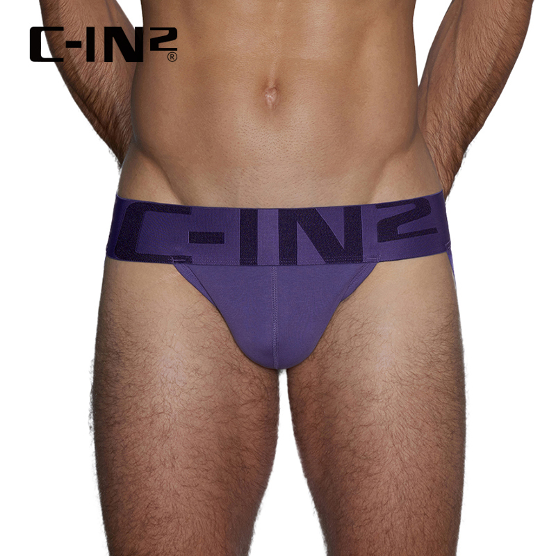 C-In2 Thong Panties Combed Cotton Exposed Buttocks U-Shaped Pouch Sexy Low-Waist Exposed Buttocks Double Thong Panties 4025Ty
