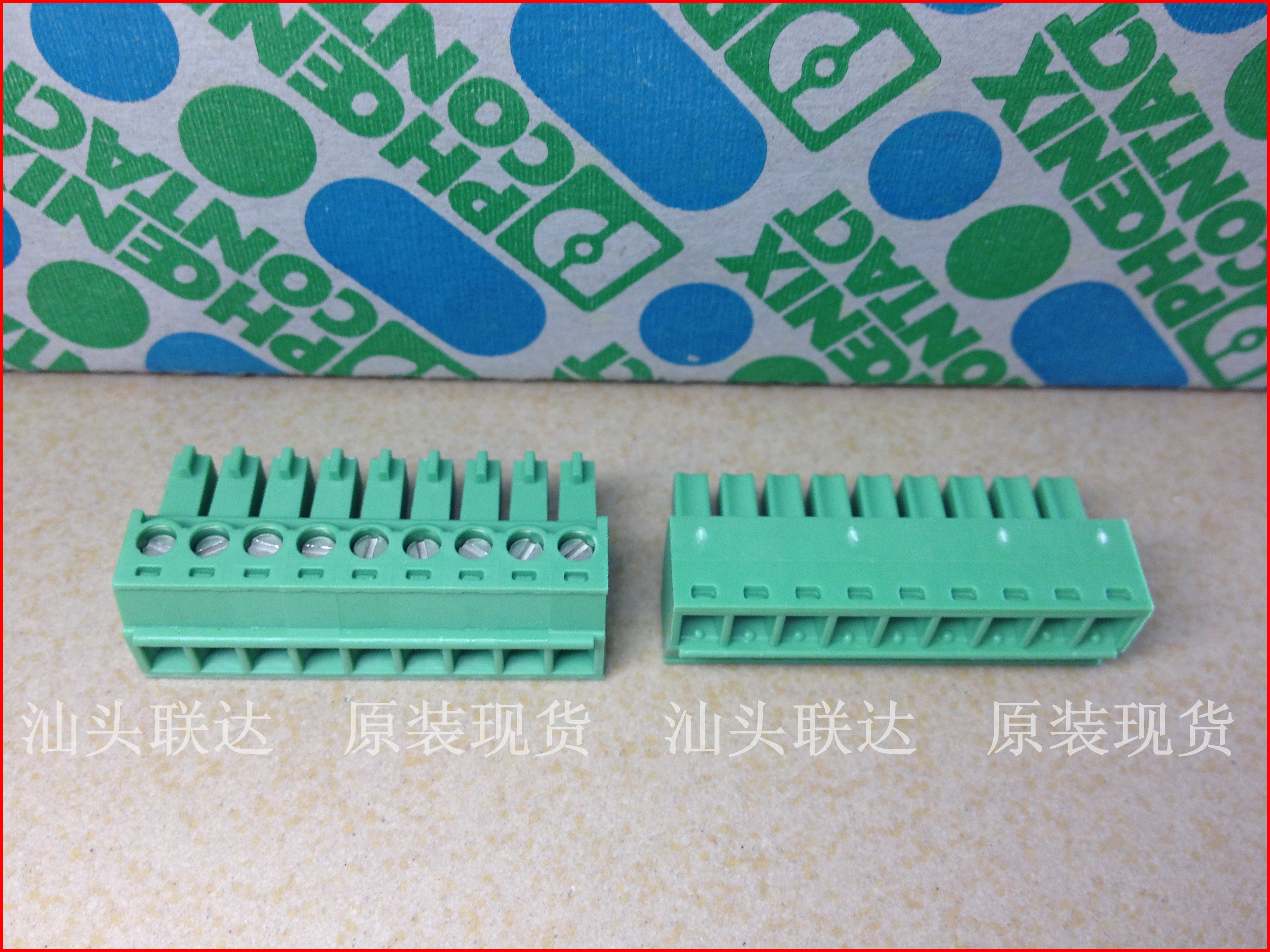 PHOENIX, Germany MC1.5 9-ST-3.81 3.81mm 9P dial terminal 1902958