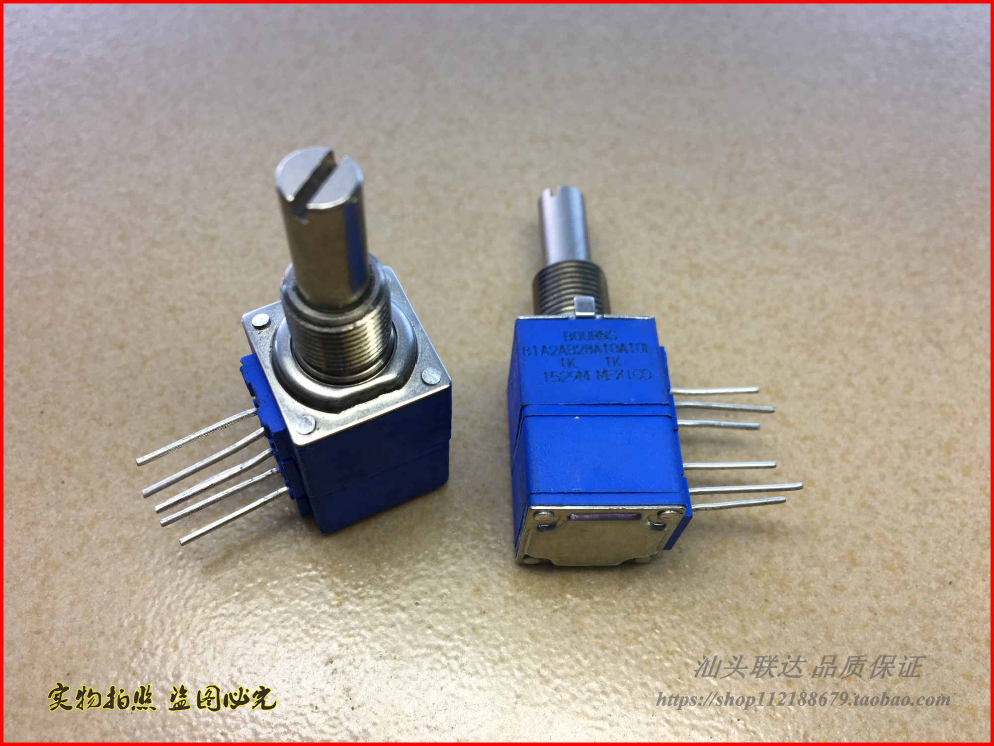 BOURNS 81A2AB28A10A10L 1K Europe imported duplex potentiometer
