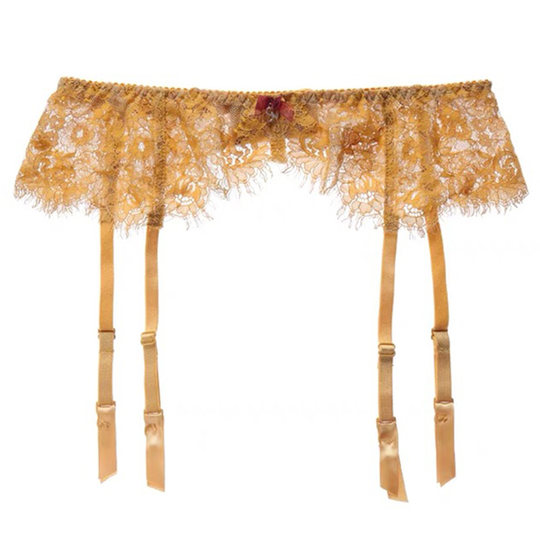 Garter Belt for Women, French Mesh Lace, Black, Sexy, Integrated Duckbill Clip, Palace Style, New Waist Belt Clip