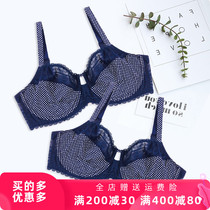  YUEMLCQ more size legend soft steel rim plus size bra set women gather to collect secondary breasts and increase cups