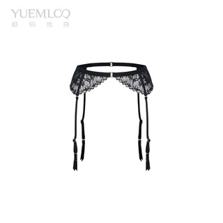 High-End Garter Belt for Women 2024, Lace Trim, Metal Buckle, Stable, Non-Slip Stockings, Waist Circumference 68-85cm
