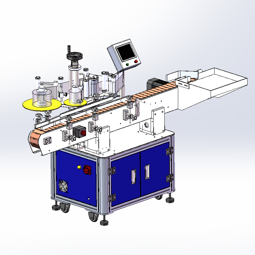 T21100 Цилиндрическая бутылка Автоматическая маркировка