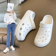 Giày xỏ lỗ cho nữ mùa hè 2023 mới dép đi trong nhà đế dày chống trượt thời trang y tá dép đế mềm cho bà bầu và dép đi trong nhà dép quai hậu cho bé trai