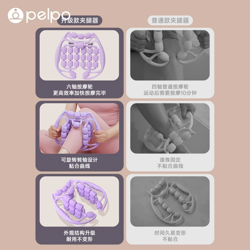 Массагер с ногами ноги на ногах на роликовой нагромопочтенах, релаксация мускула