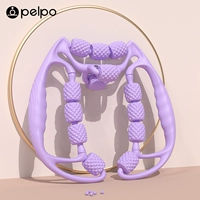 【Конденсация уха кошки фиолетовый/2-осевая 13-колесная массажер кольцо