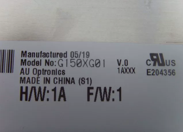 AU Original G150XG01 V.0 G150XG03 V.1 M150xn07 V.1 V.9 V.9 Qualified