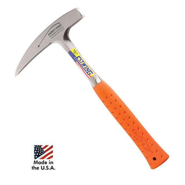 US imported Estwing Pointed Geological Hammer East Wing Geological Hammer One Forged Orange Grip EO-22P