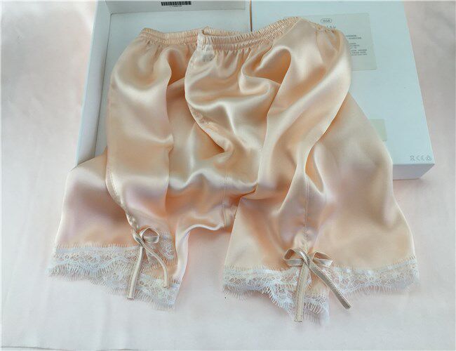 Women's Silk Boxers Satin Panties 100% Mulberry Silk Women's Thongs T Pants Three