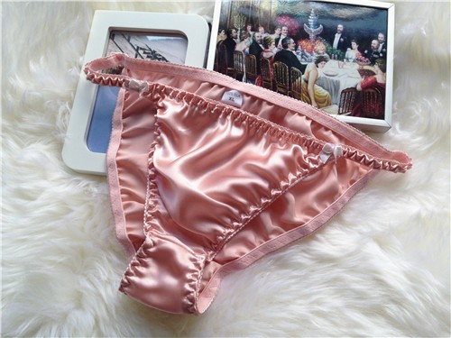 Thời trang Quần lót lụa Sexy 100% lụa Bà Thong T-Pants Briefs Sexy ..