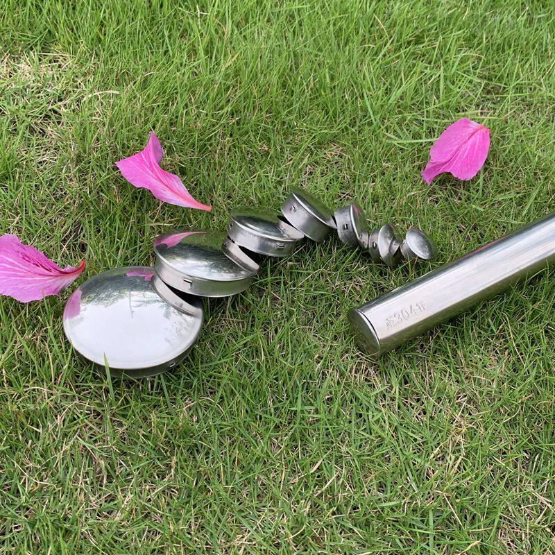 304 stainless steel fast 201 seal cover round hole tube with card blocking plug plug seal decorative line hole cover