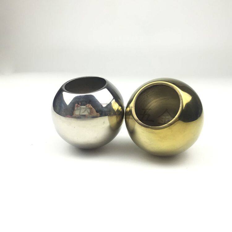 (50 pcs) 201 unilateral ball door and window flower decoration accessories stainless steel water rise with hole hollow ball perforated ball