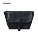 COMBACK Stitching PU Leather Casual Men's Messenger Shoulder Bag Couple Fashion Back Net Red Small Black Bag