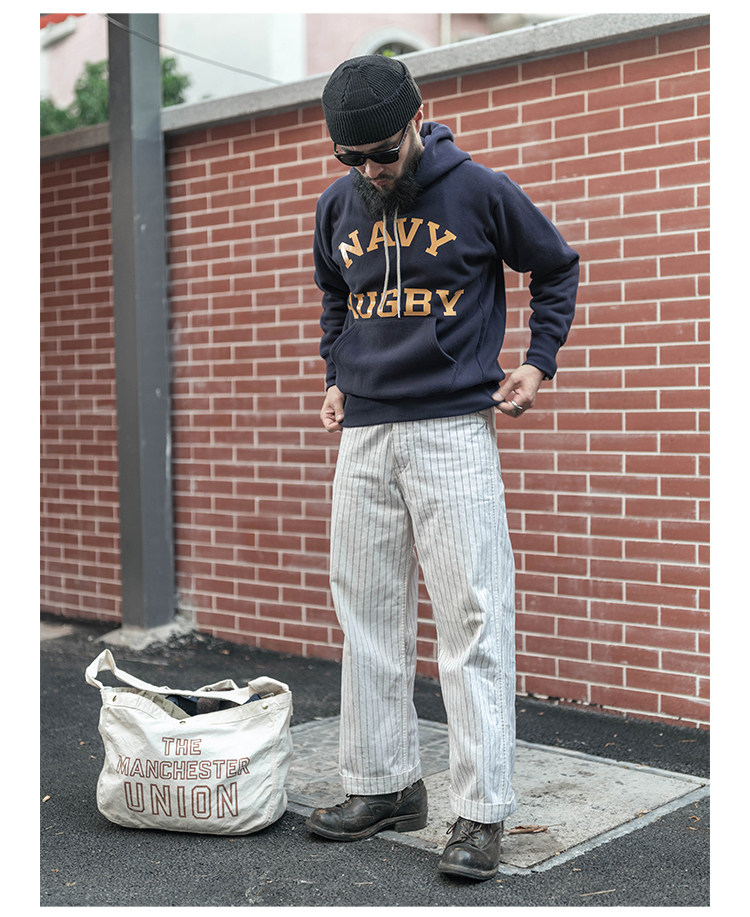 Bronson 1950s Mechanic Work Pants Railroad Carpenter Stripe