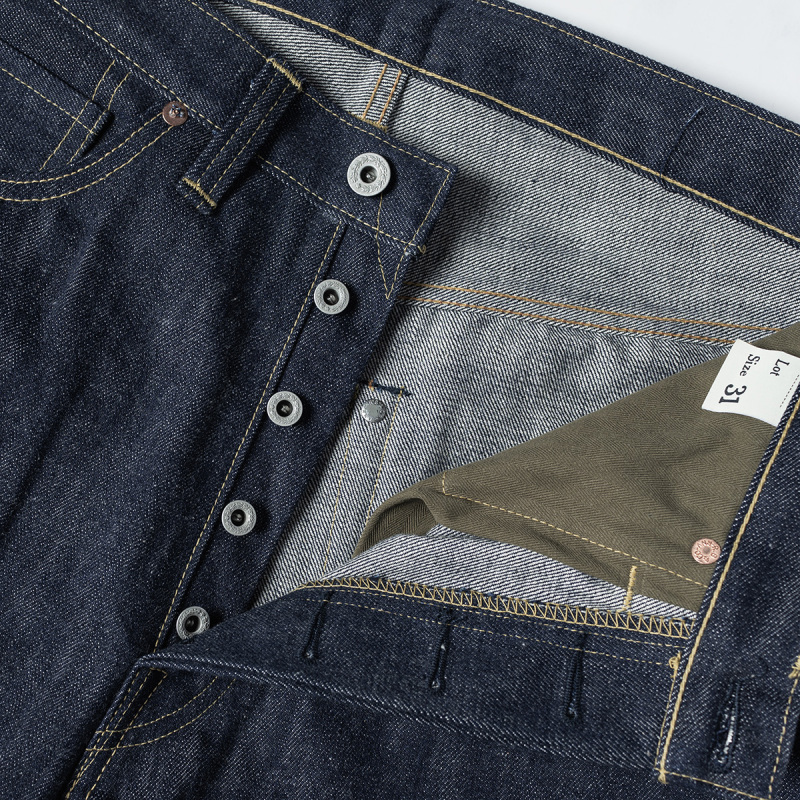 Bronson the Bad Dog Battle Edition 44801Xx Original Color Denim Pants S501 High Waist Loose Straight-Leg Selvedge Jeans Bronson the Bad Dog Battle Edition 44801Xx Original Color Denim Pants S501 High Waist Loose Straight-Leg Selvedge Jeans