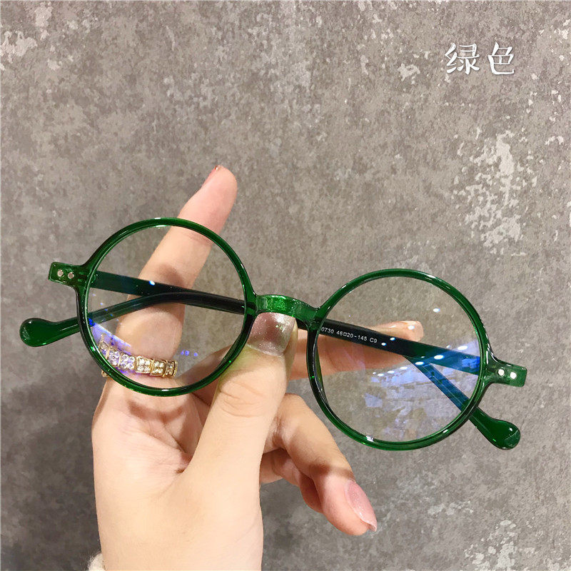 Old Flower Glasses Lady Fashion Ultralight High-definition Male German Import Upscale Brands Retro Little Round Frame Old Light Old