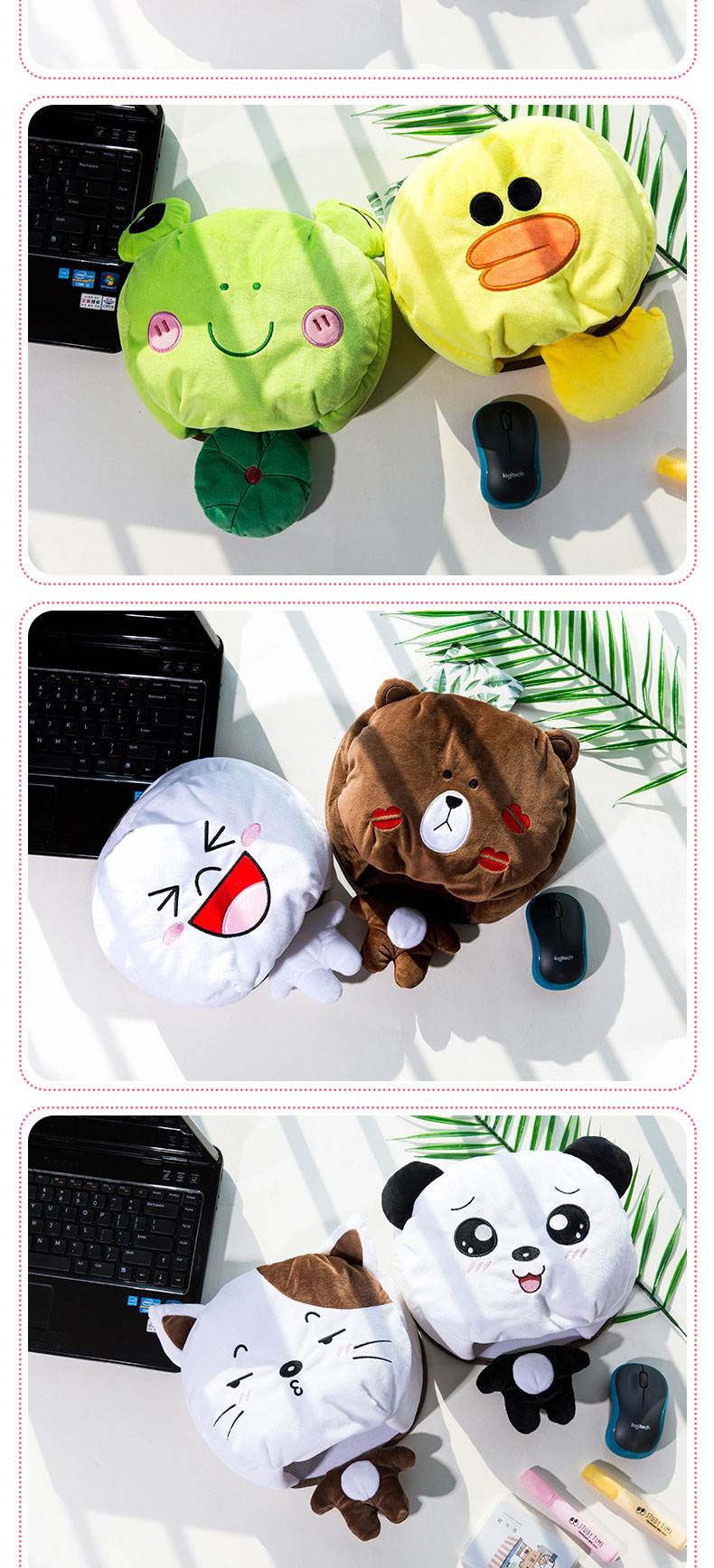 Usb sốt máy tính cầm tay chuột Warmer pad tay Po ấm áp cổ tay chuột máy tính xách tay cartoon tay áo có thể tháo rời và có thể rửa được sưởi ấm chuột pad ấm mùa đông phim hoạt hình chuột pad chuột đặt Satisfy - USB Aaccessories quạt mini để bàn làm việc