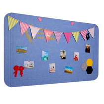 Self-adhesive felt cork board photo wall stickers creative living room simple background wall stickers kindergarten office decoration