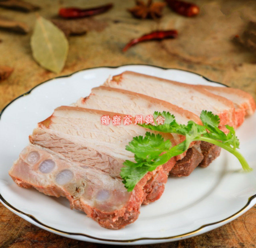 Sweet Suzhou gourmet special birth centuries-old store Du Sanzhen's sign sauce meat daily fresh domestic