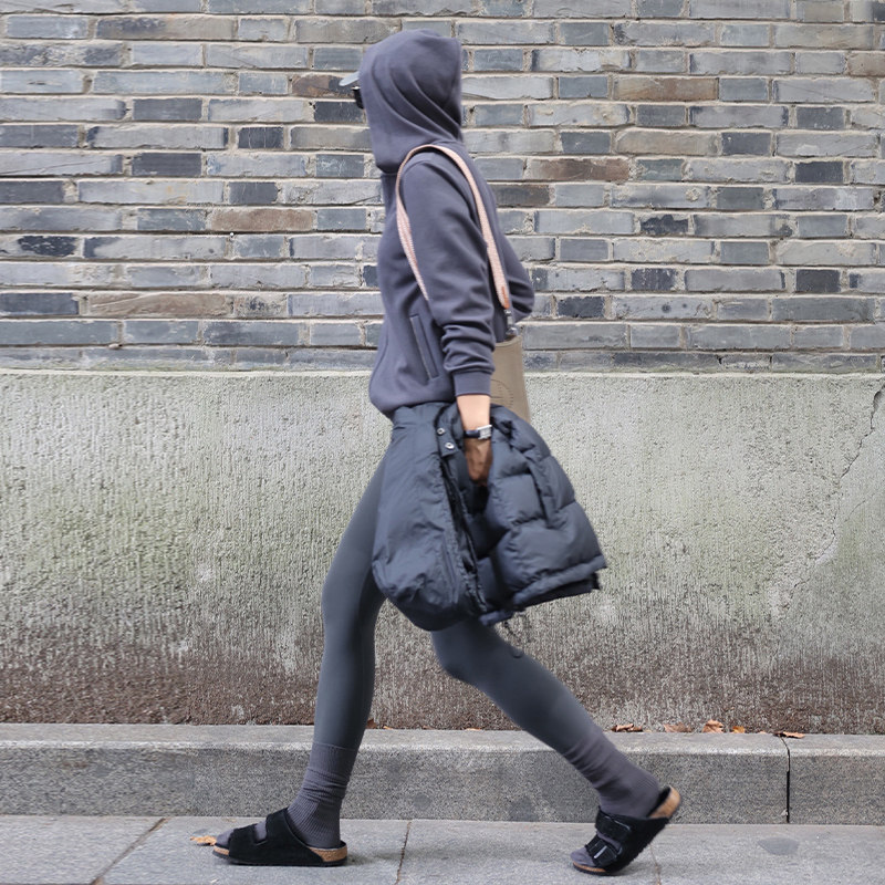 Colinwang - Snow Country double - sided knitting cotton texture and jacket zipper jacket female winter