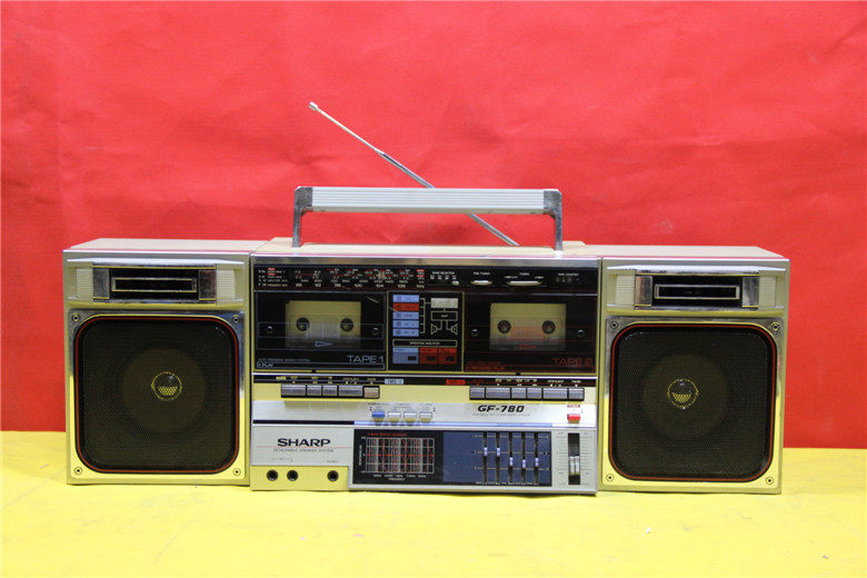 Used Japan imported Sharp Sound treasure GF-780 recorder dual card recorder radio